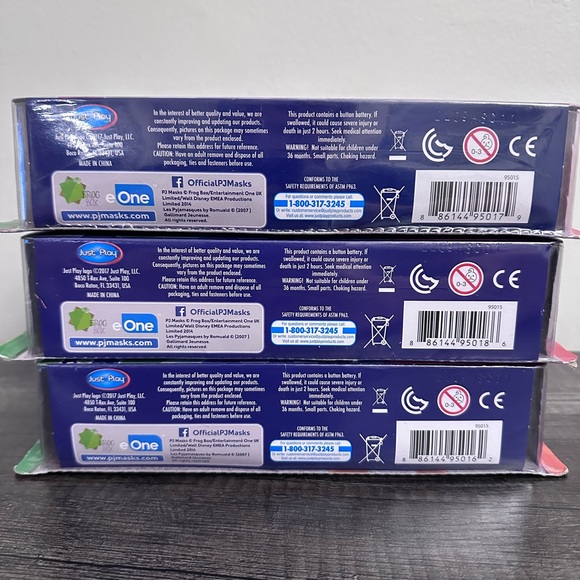 3 PJ Masks Race Night Play Sets Unopened - Picture 10 of 10